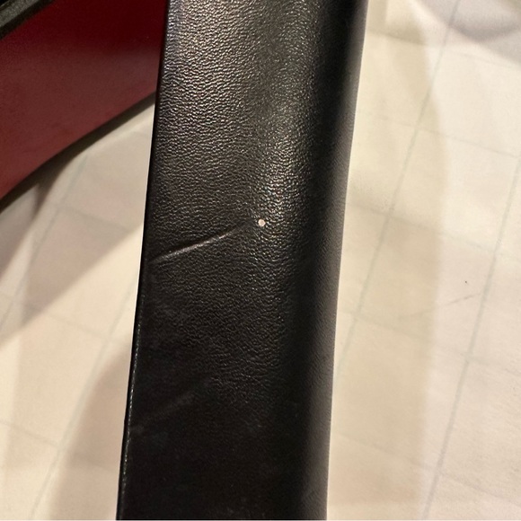 Red bottom platform heeled combat style boots | Size 9 (39EU) - Picture 7 of 10